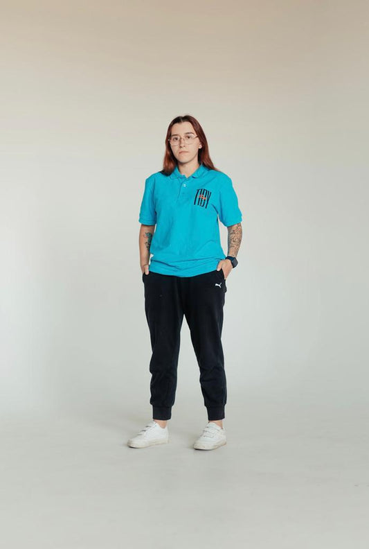 T-shirt polo sud Azul